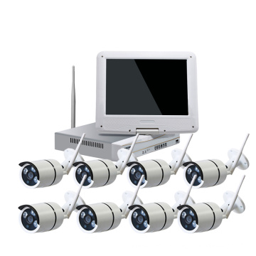 security camera 1080p cctv cam IP Camera lcd monitor WIFI wireless camera kit